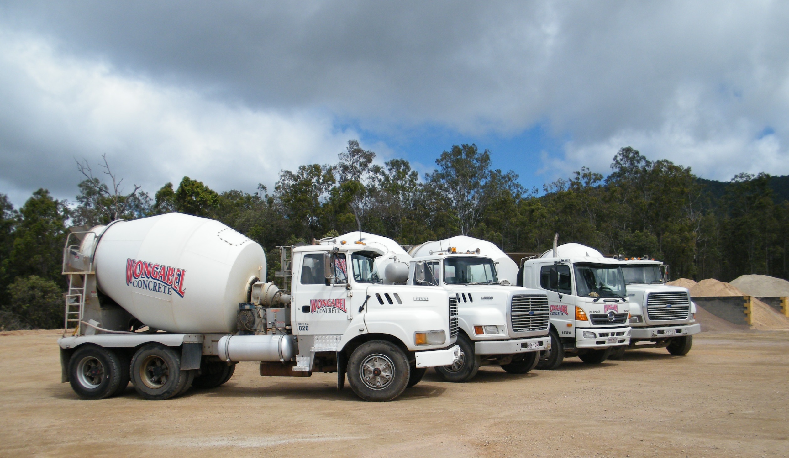 Wongabel Concrete - nine trucks available for any size job